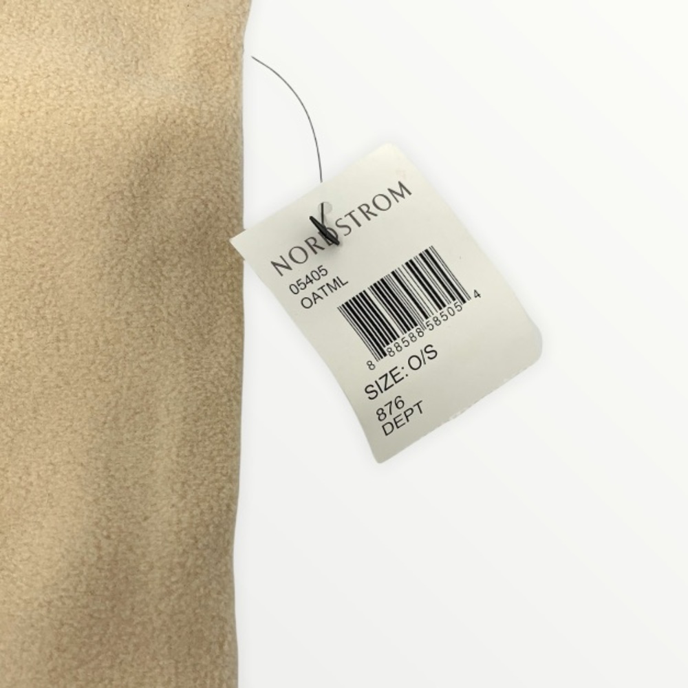 Brixton Accessories Brixton Artic Fleece Gaiter Mask in Oatmeal - Picture 3 of 6